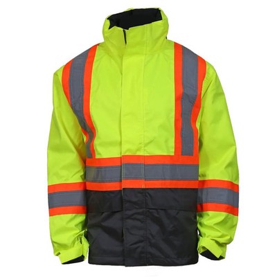 Helly Hansen Alta Waterproof Shell Jacket Hi-Vis Yellow 2X