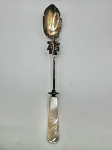 Silence By Gorham Rare Egyptian Revival Sterling Silver Spoon 8 3/4"