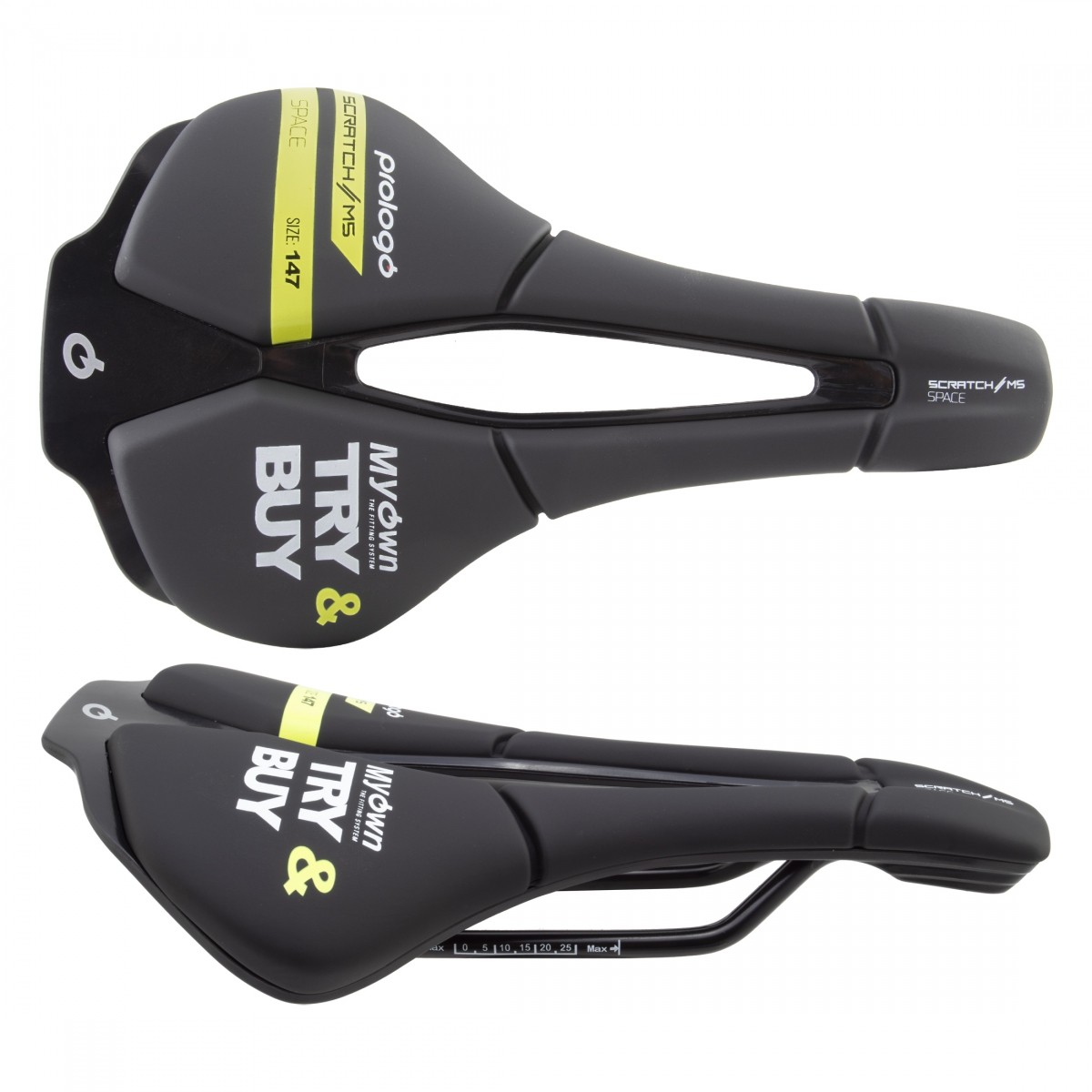 Prologo Try & Buy Scratch M5 Space Road & MTB Saddle - Steel