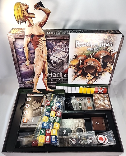 Attack on Titan Board Game Bundle The Last Stand + Deck Building Game Anime - Picture 4 of 12