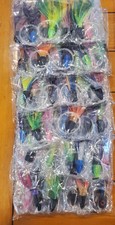 10 Piece Trolling Lure Set 5" Bullet Heads With Feather Inserts