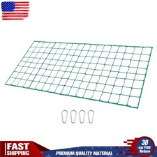 Green PE Twist Knot Sports Barrier Net/Baseball Soccer Practice Net with Hooks