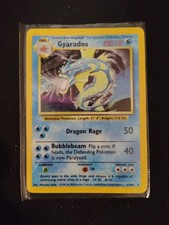 Pokemon Set Base Gyarados Holo Carta Rara 6/102 Ottime Condizioni. 2 carte omaggio incluse