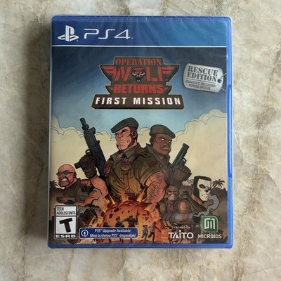 Operation Wolf Returns: First Mission - Sony PlayStation 4 PS4 - New Sealed US