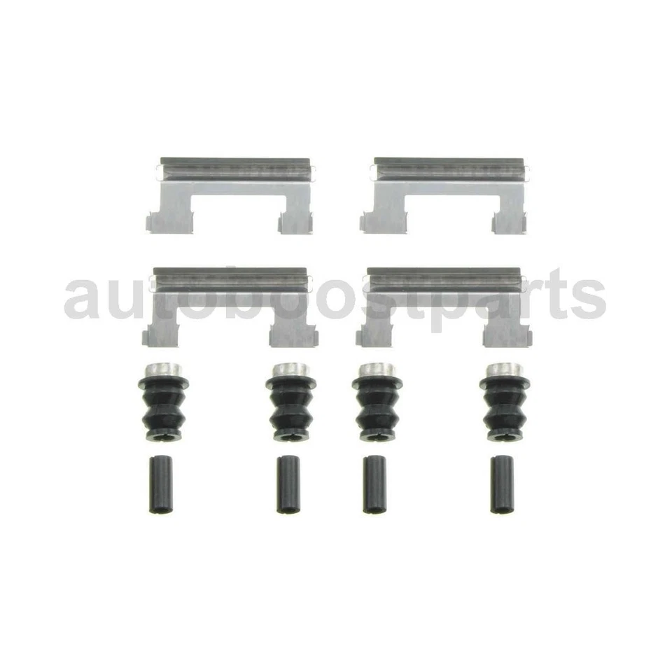 Kit de herrajes de freno de disco delantero trasero para Chevrolet Silverado 3500 2001-2008 Foto 2 de 4