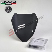 PARABREZZA CUPOLINO PER MOTO BENELLI TRK 702 23 SPORT NERO SATINATO BIONDI