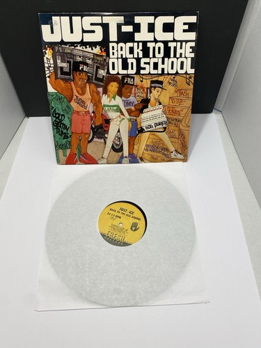 Just-Ice - Back To The Old School Vinyl Schallplatte 12" & Hip Hop Cover Kunst Buch - Bild 2 von 14