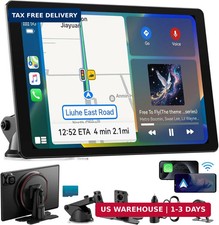 11" Extra Large Wireless Apple CarPlay Screen for Car - Ultra-Slim 0.16 Inch Tou