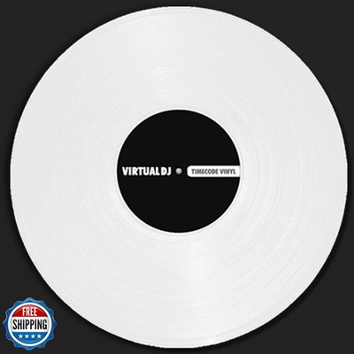 VirtualDJ Timecode Control Vinyl (White)