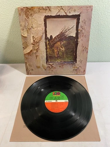 Led Zeppelin IV Zoso - 1971 Release Album Vinyl -Record Code SD 7208 Porky/Pecko