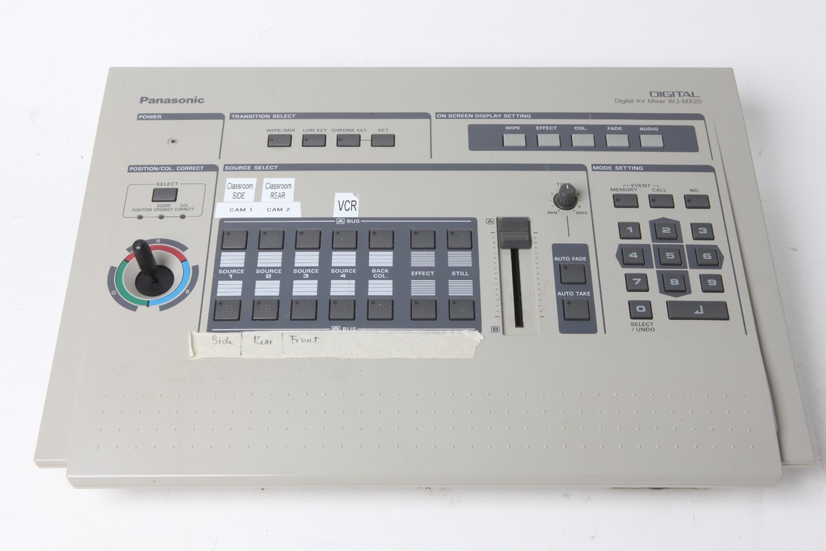 Panasonic WJ-MX20 Digital AV Mixer Video Switcher Tested Working