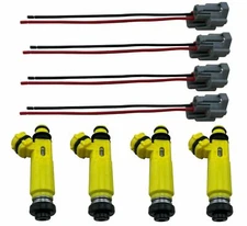 4 Fuel Injectors Top Feed 425cc for 2004-08 RX-8 RX8 Miata MX5 MX-5 RX7 RX-7 13B