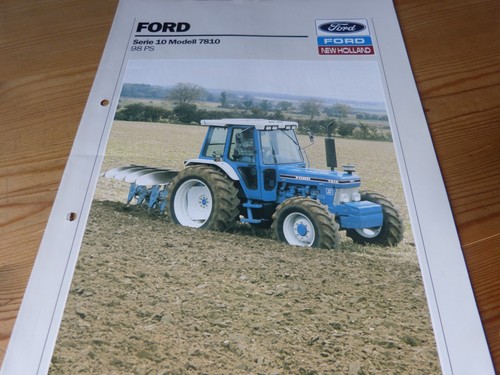 14 Ford- New Holland Traktor/Mähdrescher-Alte Prospekte- Landtechnik- Te.Daten - 第 16/24 張圖片