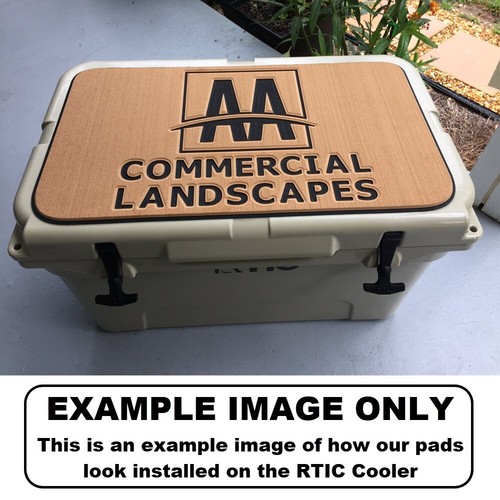 SeaDek Cooler Pad Top fits RTIC 52 qt Ultralight - Marine EVA Ma - Scales - SG/B - Picture 10 of 12