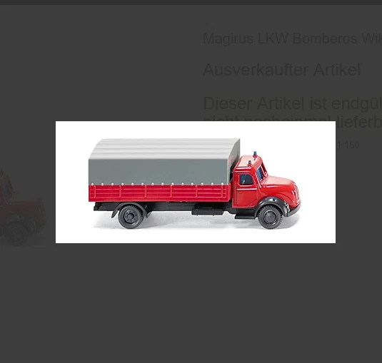 WIKING Magirus Contemporary Manufacture Diecast Cars, Trucks