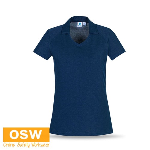 5 x Womens Byron Short Sleeve Breathable Work Office Polo Shirt P011LS - Picture 5 of 12