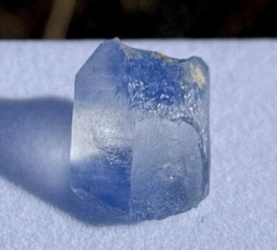 Rare Blue Dumortierite Crystal from Bahia, Brazil, Terminated  4.37g (21.85ct)