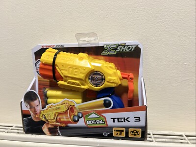 Zuru X-Shot Dart Blaster Toy Tek 3 inklusive 8 Darts Brandneu