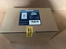 ELECTECK 10 Pack GFCI Outlets 15 Amp Weather Tamper Resistant Self-Test White