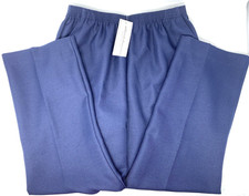 Alfred Dunner NWT Navy Blue Pull-Up Stretch Women's Casual Pants Size 12