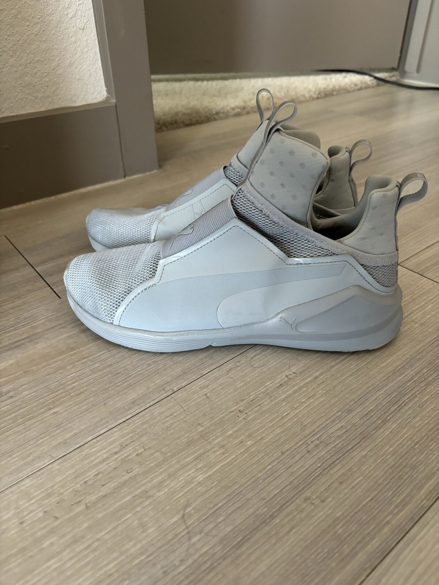 Puma Fierce Slip On Womens Gray Sneakers Casual Shoes