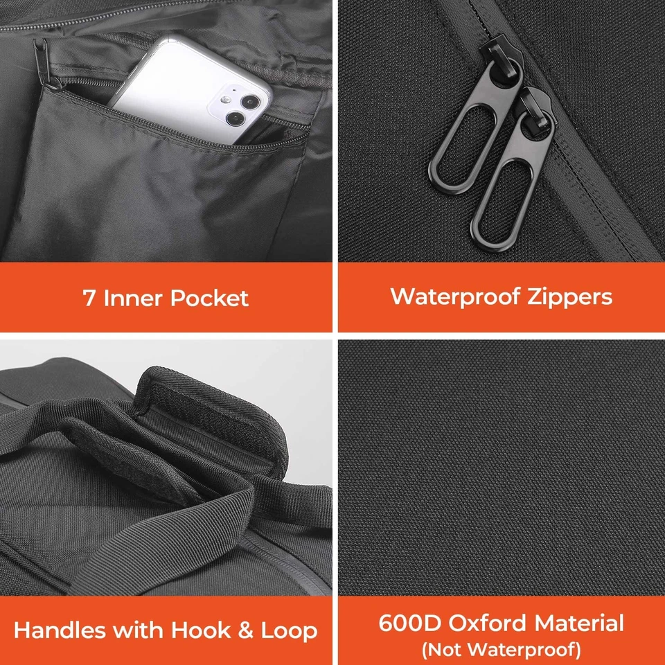 2 peças forros de alforje forros de bagagem bolsa traseira pacote para touring Yamaha Honda - Imagem 3 de 4