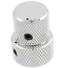 NEW Gotoh VK15T / VK18T Mini Stacked Concentric Knob Fit EMG Bartolini - CHROME