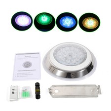 54W RGB LED Swimming Pool Light Underwater SPA Waterproof Lamp Remote Control US