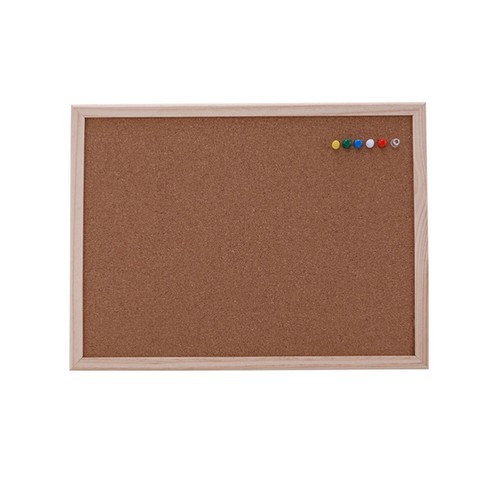 Cork Board Tiles Square Wall Tile Cork Notice Board Decorative Framed Corkboard - Picture 5 of 12