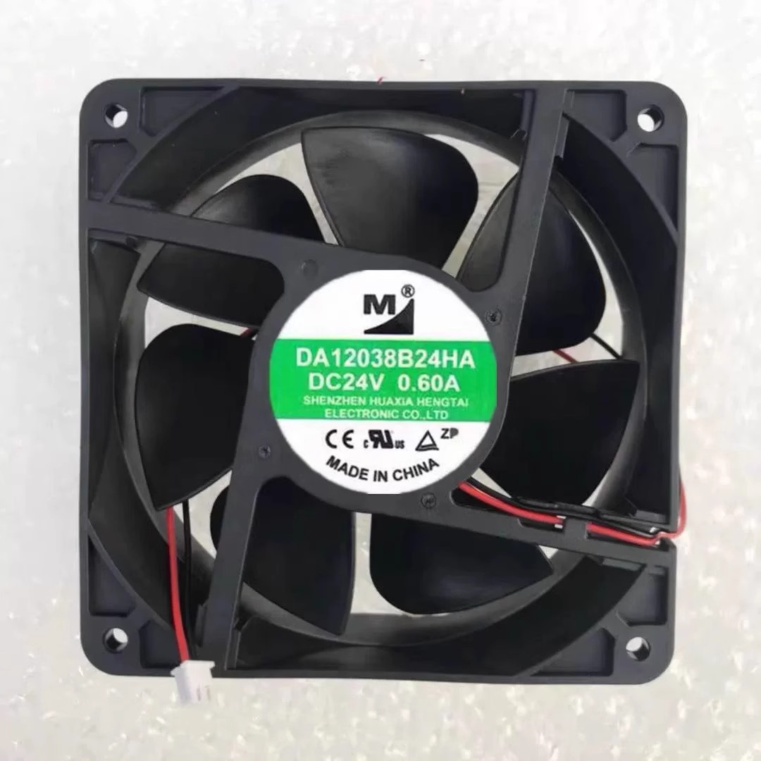 M DA12038B24HA DC24V 0.60A 12038 12CM 2-Wire Cooling Fan