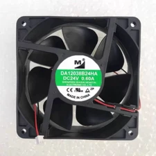 M DA12038B24HA DC24V 0.60A 12038 12CM 2-Wire Cooling Fan