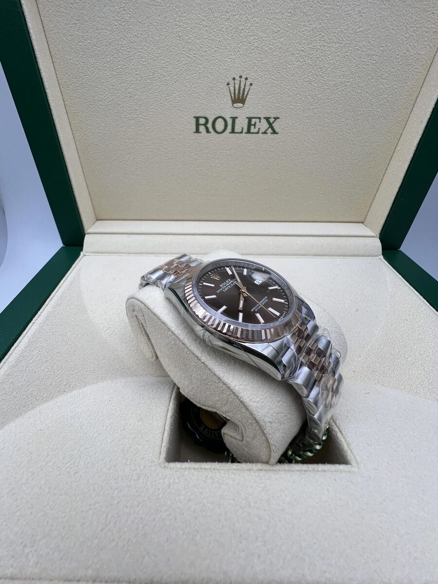Rolex Datejust 36mm 126231 18K Rose Gold Steel Chocolate Rolex Datejust 36mm 126231 18K Rose Gold Steel Chocolate