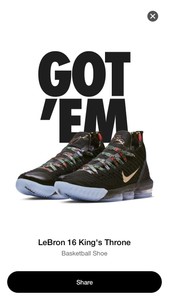 king's throne lebron