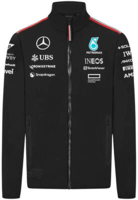 メルセデス AMG ペトロナス F1 2024 ジャケット Mercedes AMG Petronas F1 Men's 2024 Team Softshell Jacket | eBay