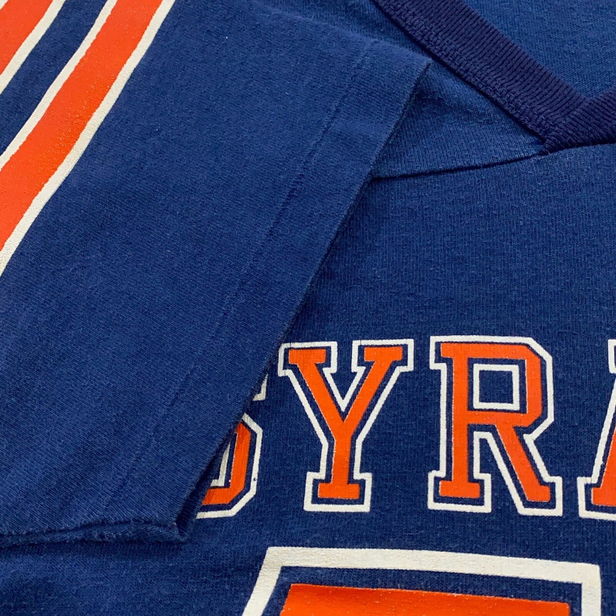 シャツ 80s usna football shirt 美品 80s USA製 Champion USNAプリントTシャツ ネイビー L