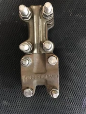 Hubbell/Anderson TT2C100503, Bronze Tubing Main To Two Cable Tap, 1/0-500 MCM