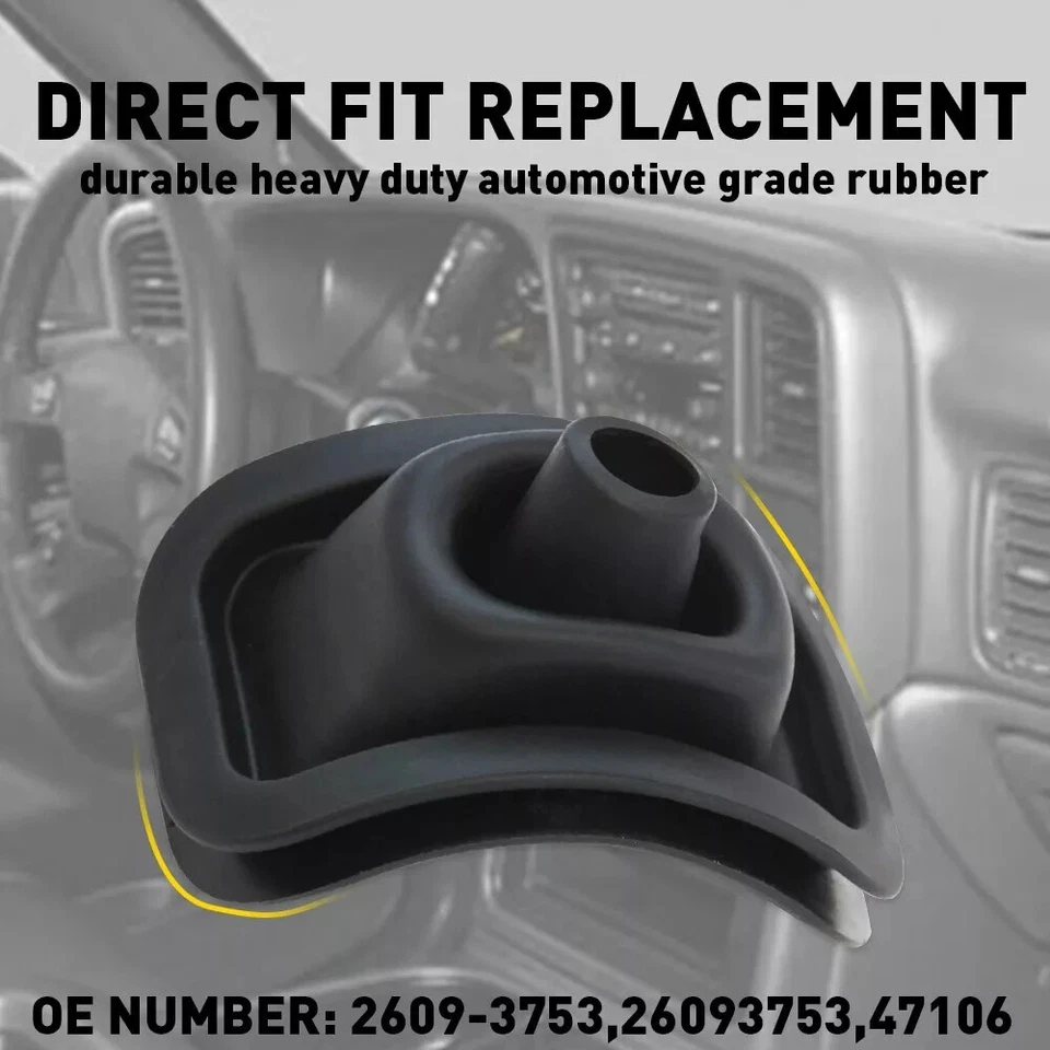 26093753 Bota de cambio columna de dirección montada negra para Cadillac Chevy GMC 2002+ Foto 4 de 4