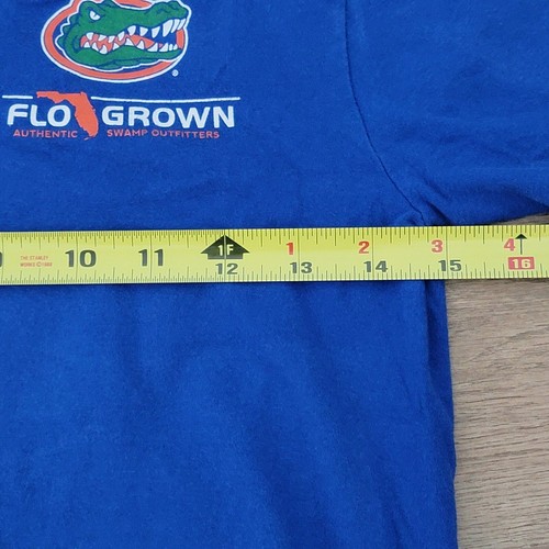 Flo Grown Florida Gators NCAA Double Sided Blue Short Sleeve Youth Medium Shirt - Picture 7 of 15