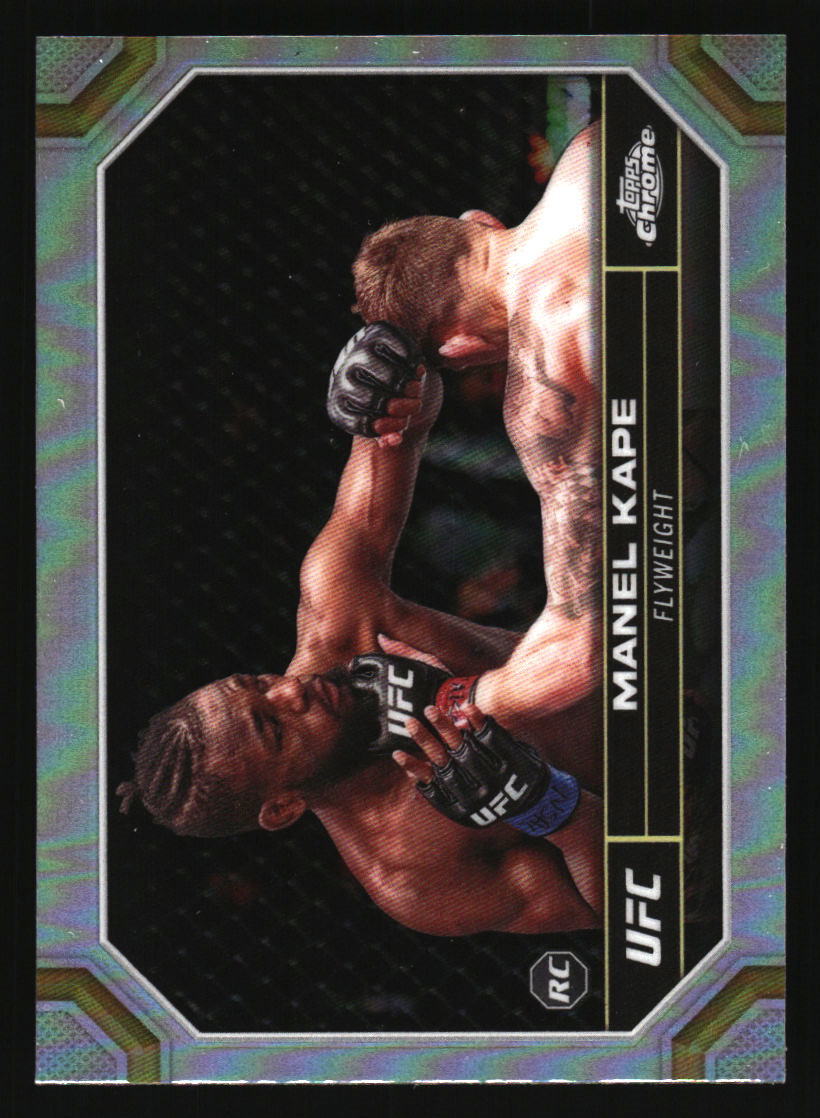 2024 Topps Chrome UFC #119 Manel Kape Refractor