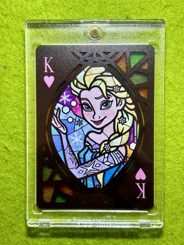 Elsa STAINED GLASS REFRACTOR DISNEY Frozen 2023 Disney 100 Tenyo JAPAN - Picture 13 of 24