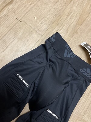 Adidas Hockey Baselayer Tights with Cup Mens Size S GQ9502 Black
