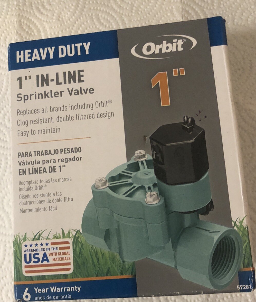 Orbit Irrigation 57281 Watermaster 1 Inch Auto Inline Control Valve New