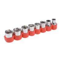 1/4-Zoll-Antrieb Sechskant-SteckschlüSselsatz 5 Mm - 12 Mm Metrisch Cr-V, 1 Satz