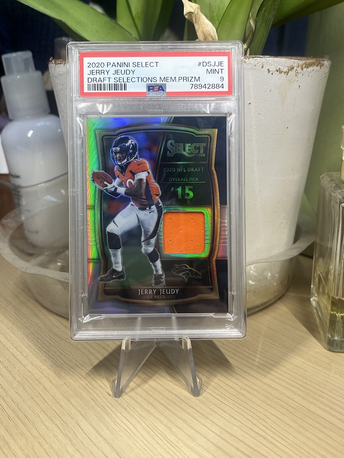 Jerry Jeudy Panini Select Draft Selections Memorabilia Prizm #DSJJE Base