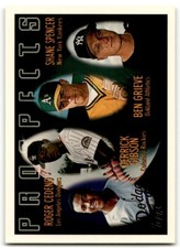 1998 Topps Prospects Roger Cedeno/Derrick Gibson/Ben Grieve/Shane Spencer Rookie