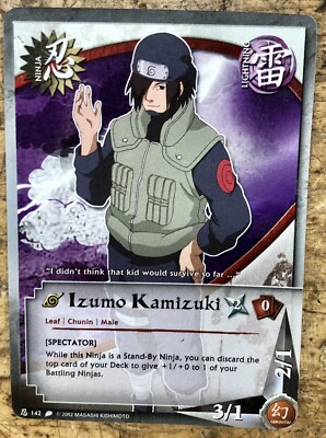 Naruto CCG-Izumo Kamizuki 142 Common | eBay