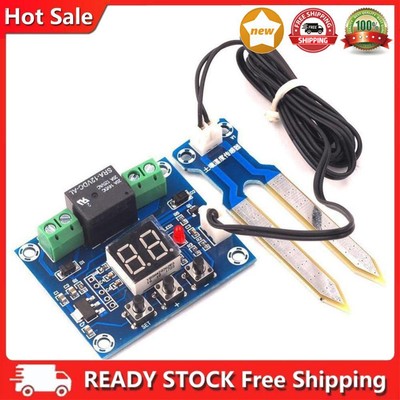 12V Digital Soil Humidity Sensor Controller Automatic Watering Module Probe DE