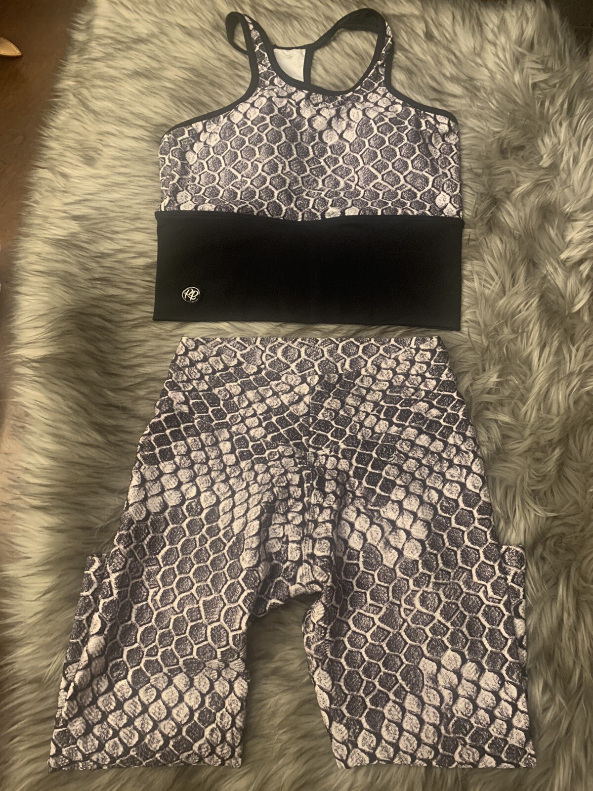 Snake Print Legging Set Gem