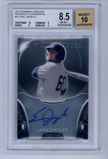 2013 Bowman Sterling Eric Jagielo Graded BGS 8.5 NM-MT+ Autograph/10 Rookie