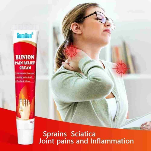 Treatment Pain Relief Bunion Toe Stiffness Relief Cream Joint Arthritis - Picture 5 of 8